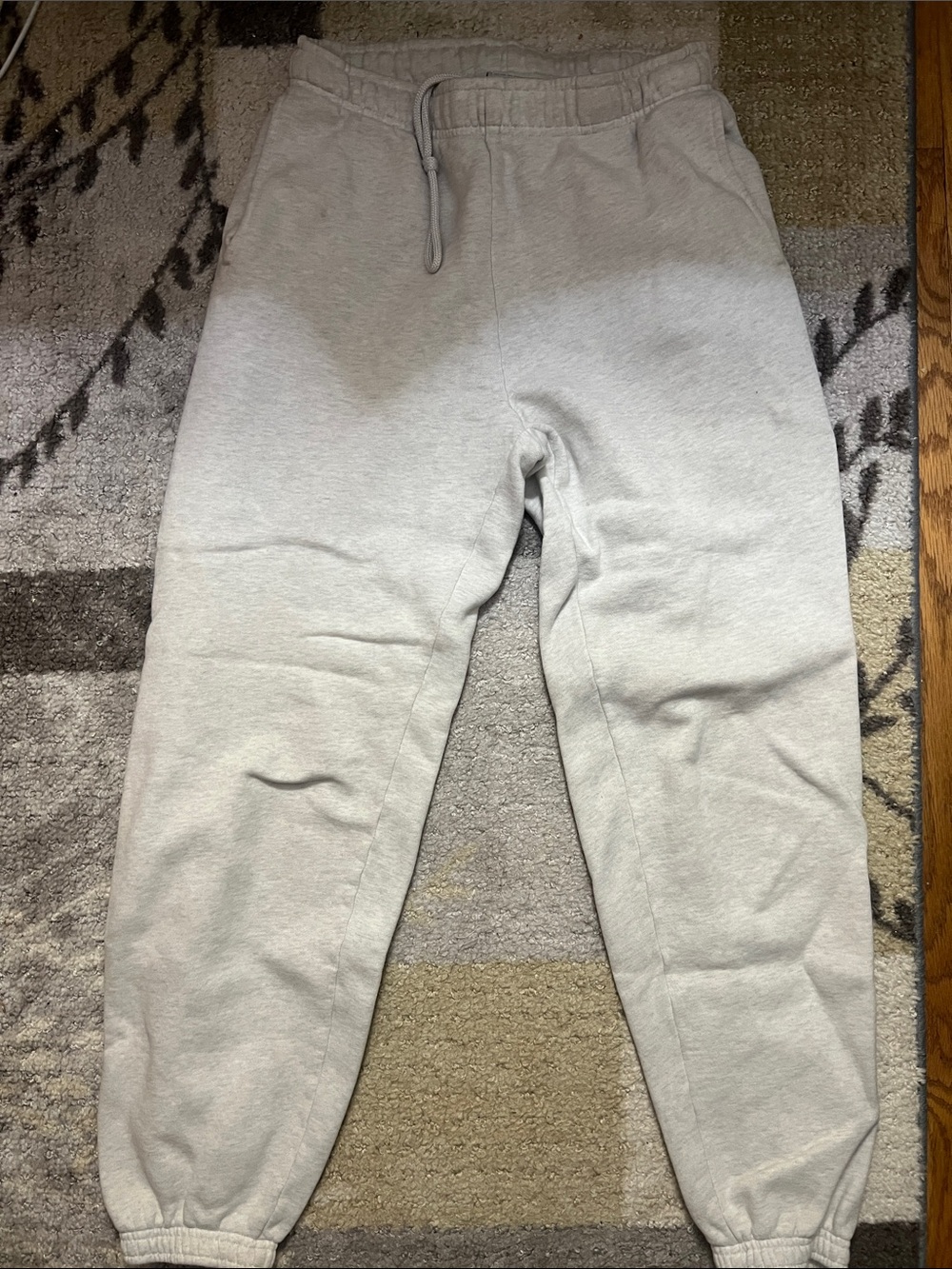Aritzia TNA Light Gray Cozy Mega Jogger Sweatpants